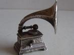 Miniatuur zilver Ei44 oude grammofoon zilveren miniaturen, Verzenden, Zilver