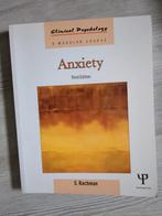 Anxiety - Clinical Psychology (S. Rachman), Ophalen of Verzenden, Nieuw, Klinische psychologie, S. Rachman