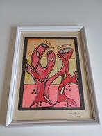 Abstracte tekening, Ophalen