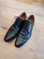 Gents zwarte puntschoenen maat 45, Zwart, Ophalen of Verzenden, Zo goed als nieuw, Gents