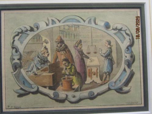 Orig. HOUTGRAVURE HILLDEBRAND Camera Obscura ??, Antiek en Kunst, Kunst | Etsen en Gravures, Ophalen of Verzenden