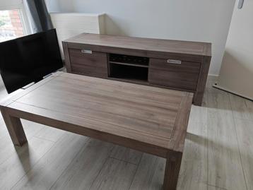 Tv meubel + salontafel beschikbaar voor biedingen