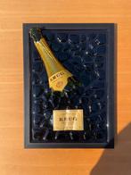 Luxe Epoxy Kunstwerk met Krug Champagne Fles, Ophalen of Verzenden