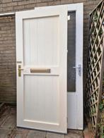 Massief houten deur., Doe-het-zelf en Verbouw, Deuren en Horren, Ophalen, Gebruikt, 80 tot 100 cm, Binnendeur