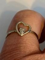 Geel gouden ring diamant 750, Verzenden, Goud, Ring