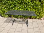 Metalen tuintafel, Tuin en Terras, Ophalen, Gebruikt, Rechthoekig, Metaal