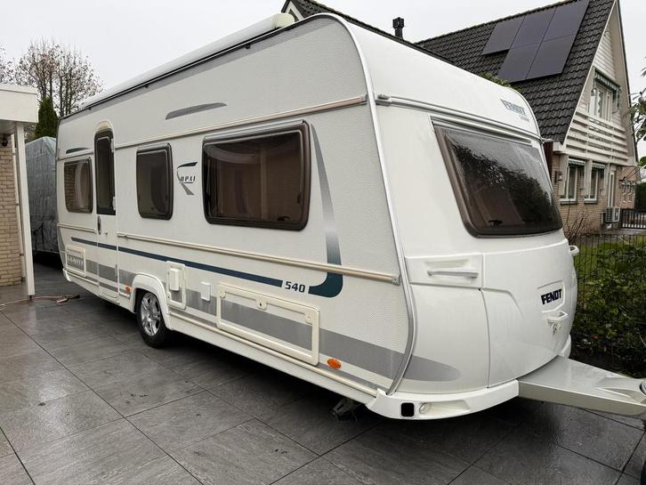 Fendt Opal 540 TG Mover cassette luifel enkele bedden 2013, Caravans en Kamperen, Caravans, Particulier, tot en met 4, 1250 - 1500 kg