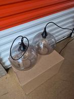 Glazen Hanglampen Set - Modern Design, Ophalen, Zo goed als nieuw, Glas, Modern
