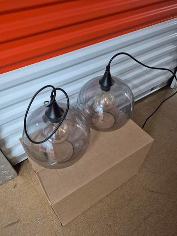 Glazen Hanglampen Set - Modern Design beschikbaar voor biedingen