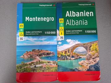 Freytag & Berndt - Wegenkaart Albanië en Montenegro beschikbaar voor biedingen