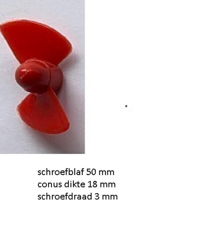 plastic scheepsschroeven met messing schroefdraad, Hobby en Vrije tijd, Overige Hobby en Vrije tijd, Nieuw, Ophalen of Verzenden