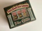 leuk vintage blik benefit boot company, Verzamelen, Blikken, Ophalen of Verzenden, Gebruikt, Overige, Overige merken