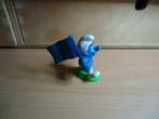 smurfen smurf met euro vlag ZELDZAAM, Ophalen of Verzenden, Zo goed als nieuw, Verschillende Smurfen, Poppetje, Figuurtje of Knuffel