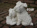 Hond samen, Ophalen, Nieuw, Beton, Dierenbeeld