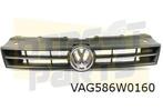 Volkswagen Polo grille (bij AC / inc. embleem) (RYP satijnzw, Verzenden, Nieuw, Volkswagen, Spatbord