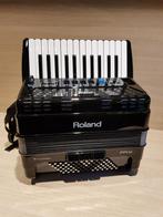 Roland FR-1X BK occasion 36 maanden garantie + software FR1X, Muziek en Instrumenten, Accordeons, Gebruikt, Met riemen, 72-bas