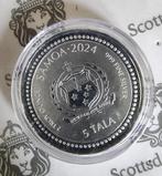 2 oz .999 fijn zilver Samoa Dragon 2024, Postzegels en Munten, Edelmetalen en Baren, Ophalen of Verzenden, Zilver