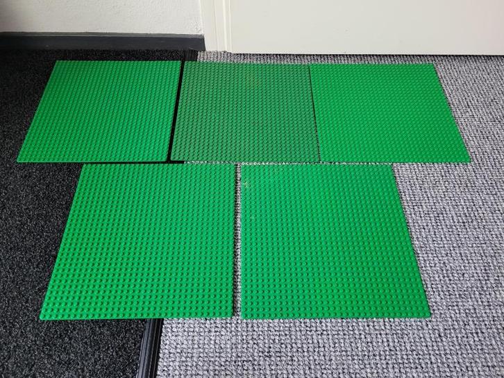 Partij W105=5x Lego grondplaten, Kinderen en Baby's, Speelgoed | Duplo en Lego, Gebruikt, Lego, Losse stenen, Ophalen of Verzenden