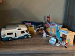 Playmobile Camper bus + Camping., Ophalen of Verzenden, Zo goed als nieuw