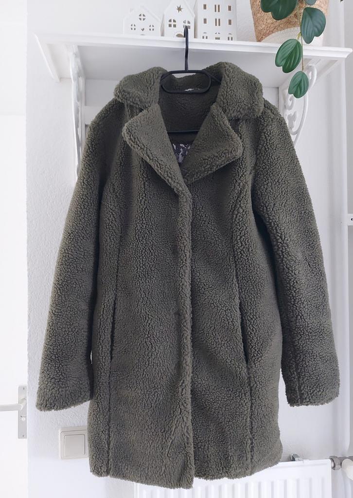 Super leuke en warme teddy jas -Maat S -Nieuw!, Kleding | Dames, Jassen | Winter, Nieuw, Maat 36 (S), Groen, Ophalen of Verzenden