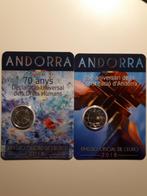 Andorra 2018: 2 Euro Mensenrechten (blister):, Verzenden, Overige landen, 2 euro