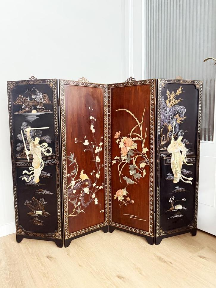 Chinees kamerscherm, Huis en Inrichting, Woonaccessoires | Kamerschermen, Gebruikt, Ophalen