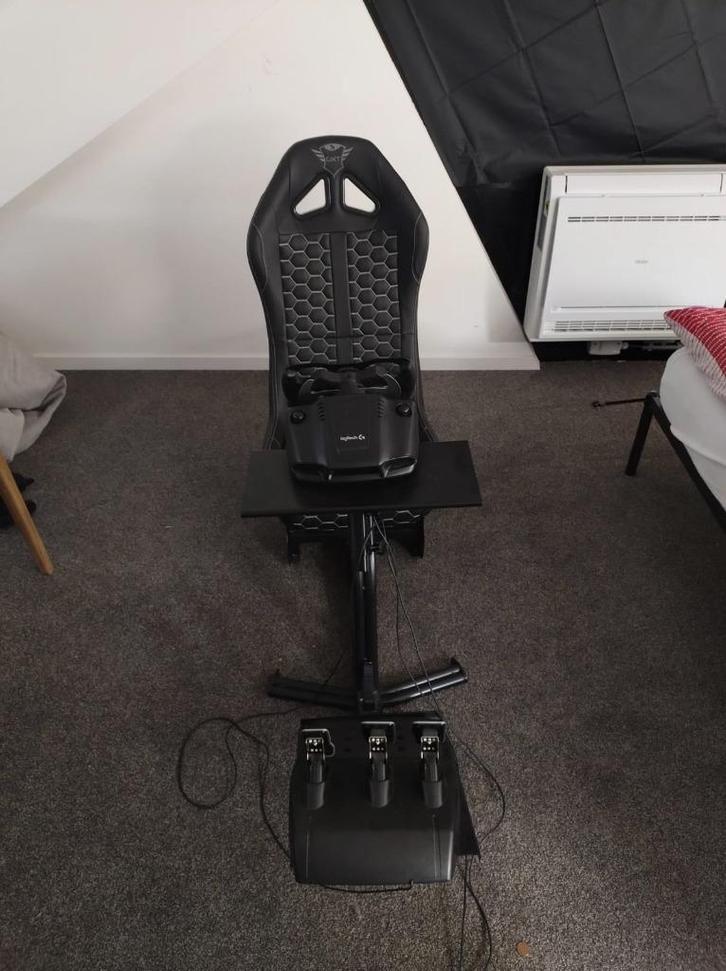 trust gxt 1155 + logitech g29 + F1 mod, Spelcomputers en Games, Spelcomputers | Sony PlayStation Consoles | Accessoires, Refurbished