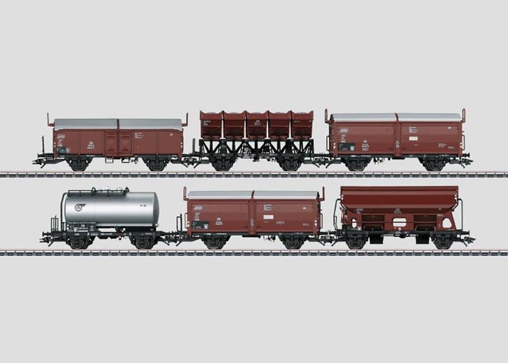 Marklin H0 46199 6 goederenwagens van de DB, insider 2014, Hobby en Vrije tijd, Modeltreinen | H0, Nieuw, Wagon, Wisselstroom