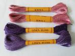 Knox's linen flos garenbundeltje linnen garen, Ophalen of Verzenden, Nieuw, Handborduren, Borduurgaren of Zijde
