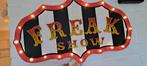 Reclame bord uithangbord circus freak show kermis, Ophalen of Verzenden