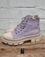 ACTIE DWRS - Leergevoerde canvas boots - van €139 voor €25, Kleding | Dames, Schoenen, DWRS, Beige, Nieuw, Ophalen of Verzenden