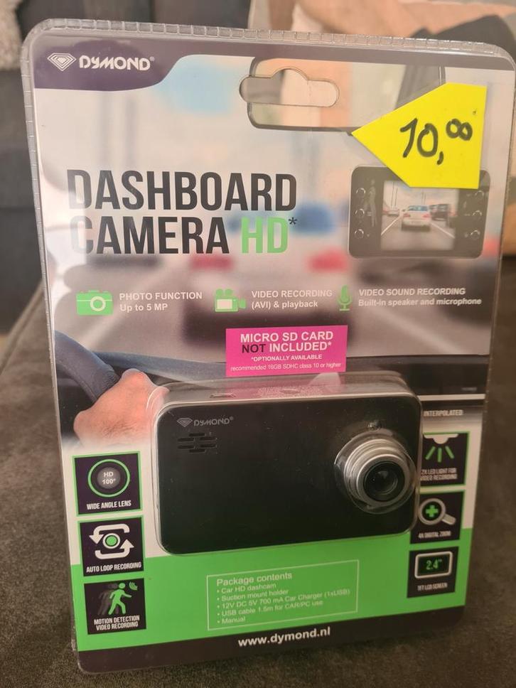 Dymond Dashboard Camera HD - Nieuw!, Auto diversen, Dashcams, Ophalen of Verzenden