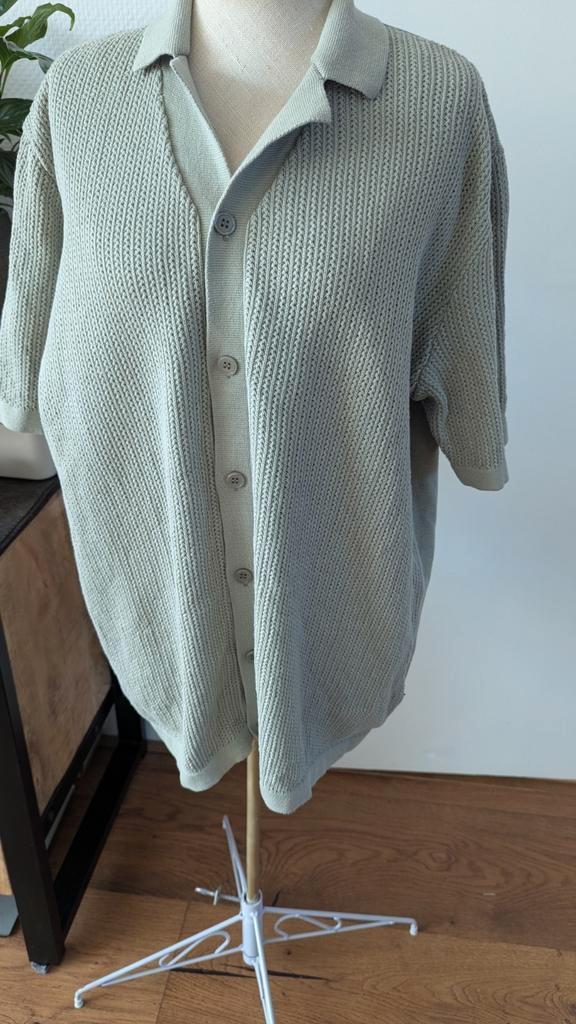 Gabba heren vest/poloshirt L, Kleding | Heren, Polo's, Zo goed als nieuw, Maat 52/54 (L), Groen, Ophalen of Verzenden