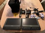 Salora Portable dvd speler + extra scherm en hoofdsteunklem, Ophalen of Verzenden, Gebruikt, Overige merken