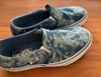 Vans Instappers - Blauw met stipjes. Maat 37, Ophalen of Verzenden, Gedragen, Blauw, Instappers