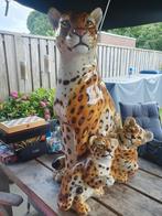 Topper xl beeld jaren 70 leopard capodimonte, Verzamelen, Beelden en Beeldjes, Ophalen of Verzenden, Zo goed als nieuw