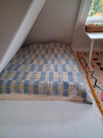Vintage Wooly wollen deken - Ruitjes & Strepen beschikbaar voor biedingen