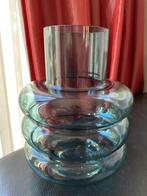 Glas vaas, Huis en Inrichting, Woonaccessoires | Vazen, Minder dan 50 cm, Groen, Glas, Gebruikt