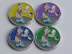 4 x winkelwagenmuntjes Popeye de postbode winkelwagenmunt, Ophalen of Verzenden