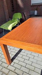 Mahonie houten eettafel, Huis en Inrichting, Tafels | Eettafels, Gebruikt, 200 cm of meer, Vijf personen of meer, Modern