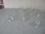 11 diverse glazen schaaltjes serveerglas theelichtje + meer, Ophalen of Verzenden, Overige stijlen, Glas, Schaal of Schalen