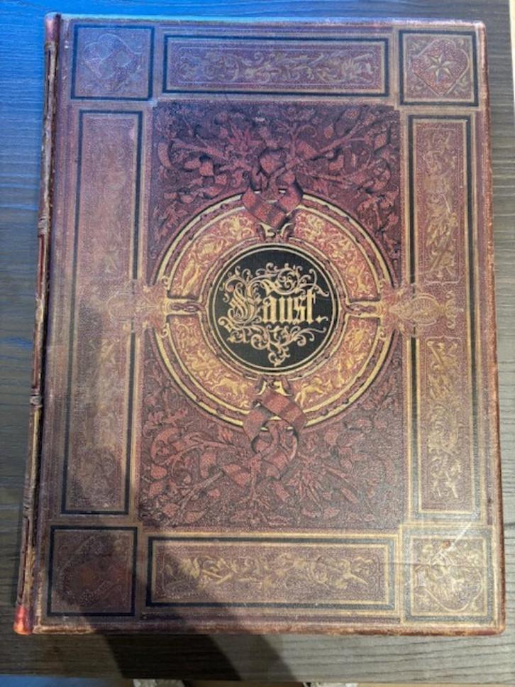 Zeldzame Salon Editie Faust. Treurspel. Elephant Folio 1879, Antiek en Kunst, Antiek | Boeken en Bijbels, Ophalen of Verzenden