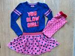 Jurk met legging Z8 mt 128/134 netjes, Kinderen en Baby's, Kinderkleding | Maat 128, Gebruikt, Meisje, Z8, Ophalen of Verzenden