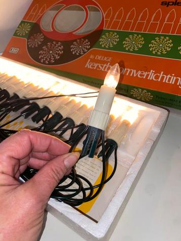Nostalgische vintage kerstlampjes kerstdeco kerstversiering beschikbaar voor biedingen