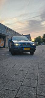 BMW X5 4.4 I AUT 2001 Blauw, Auto's, BMW, Automaat, Blauw, 2100 kg, Vierwielaandrijving