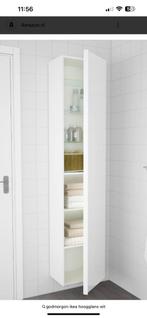 Godmorgon badkamer hangkast hoogglans wit, Huis en Inrichting, Badkamer | Badkamermeubels, Ophalen, (Half)hoge kast, Minder dan 50 cm