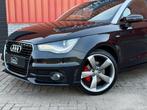 Audi A1 Sportback 1.4 TFSI S-Line Bose Keyless Sfeer Stoelvw, Auto's, Zwart, 4 stoelen, Leder en Stof, Zwart