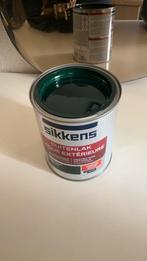 4x sikkens monumentengroen hoogglans  17 euro per stuk nieuw, Doe-het-zelf en Verbouw, Verf, Beits en Lak, Minder dan 5 liter
