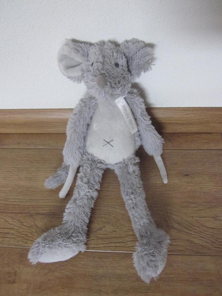 Happy Horse grijs superzacht pluche muis knuffel PO4843, Kinderen en Baby's, Speelgoed | Knuffels en Pluche, Nieuw, Overige typen