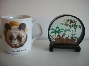 Panda mini Vitrine - Panda Beker Burgers Zoo Arnhem - p.stuk beschikbaar voor biedingen